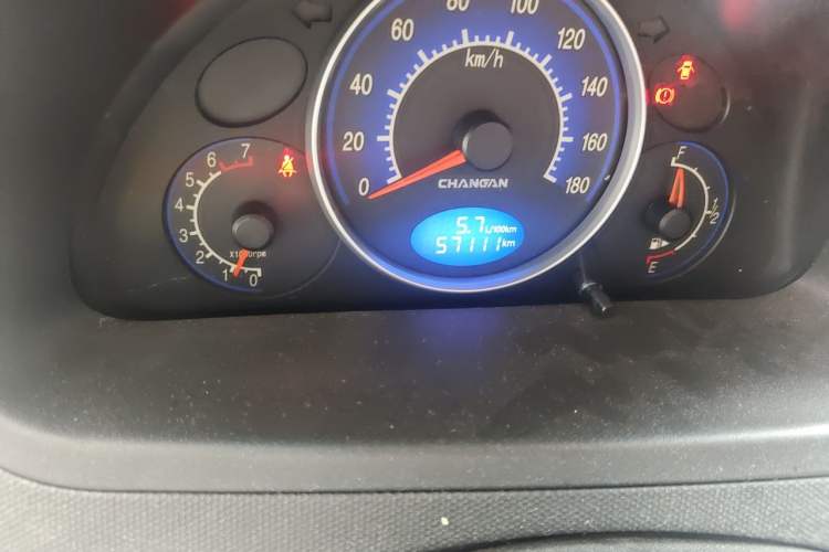 Used CHANGAN Benni mini 2012 1.0L Manual Fashion Edition China IV Standard Odometer Close Up