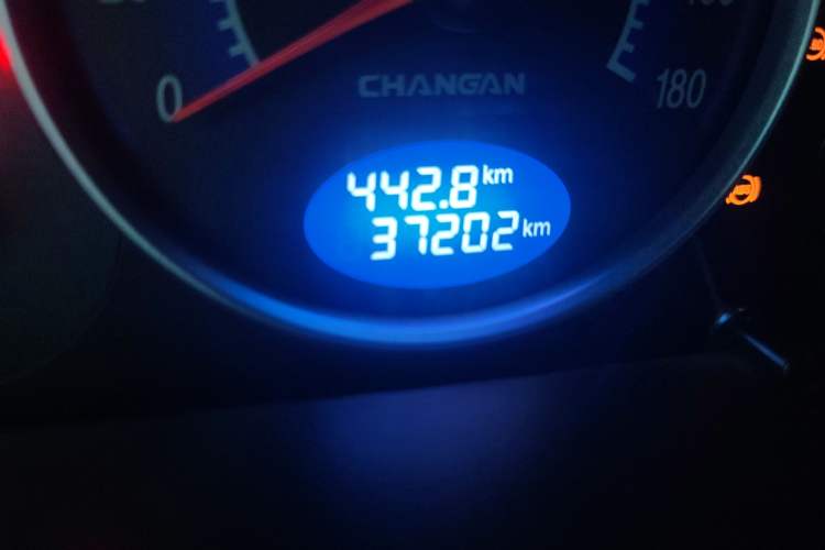 Used CHANGAN Benni mini 2012 1.0L Manual Fashion Edition China V Standard Odometer Close Up