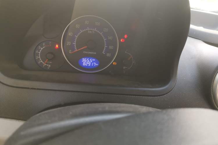 Used CHANGAN Benni mini 2012 1.0L Manual Fashion Edition China IV Standard Odometer Close Up