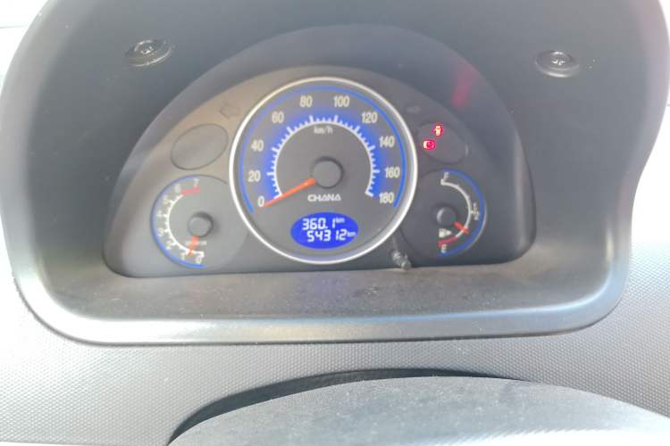 Used CHANGAN Benni mini 2012 1.0L Manual Fashion Edition China V Standard Odometer Close Up