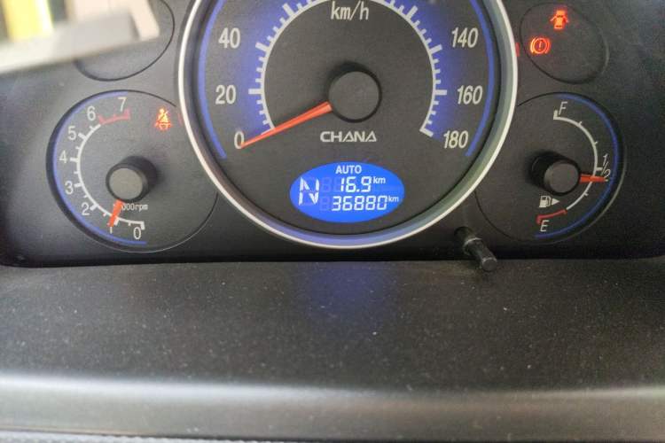 Used CHANGAN Benni mini 2012 1.0L IMT Navigation Version China IV Standard Odometer Close Up