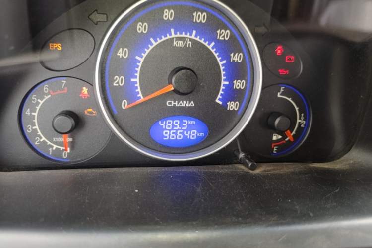 Used CHANGAN Benni mini 2012 1.0L Manual Fashion Edition China V Standard Odometer Close Up