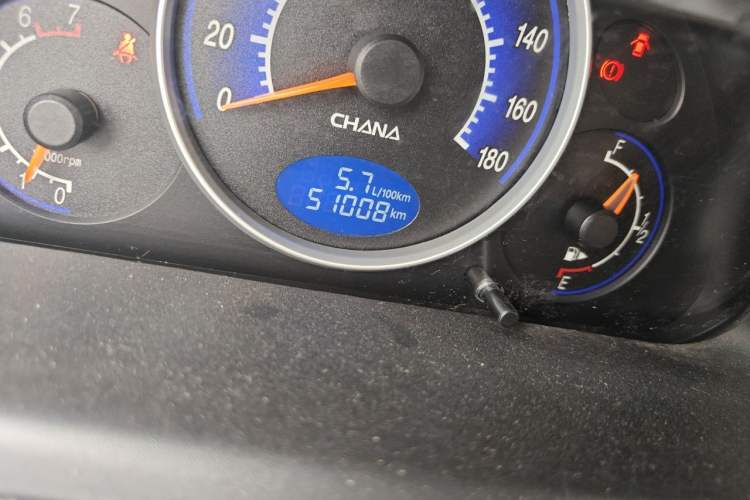 Used CHANGAN Benni mini 2012 1.0L Manual Family Edition China IV Standard Odometer Close Up