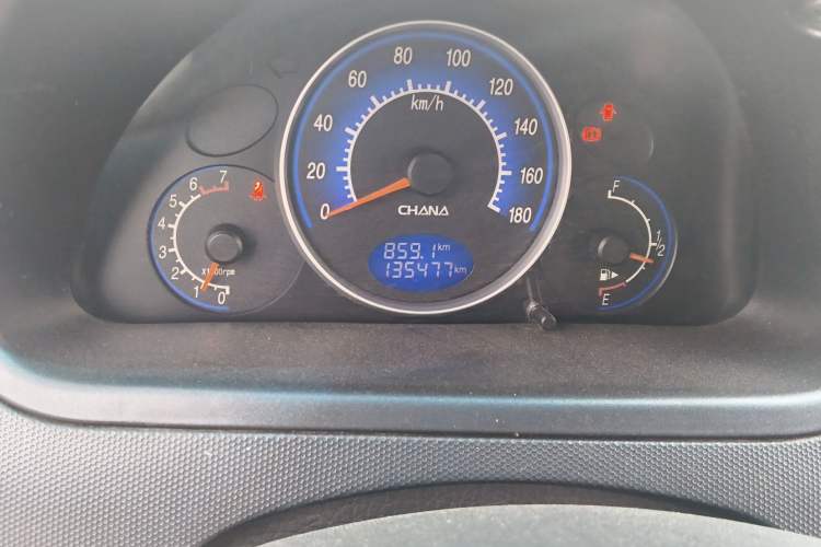 Used CHANGAN Benni mini 2012 1.0L Manual Family Edition China IV Standard Odometer Close Up