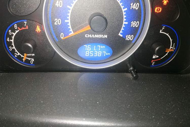 Used CHANGAN Benni mini 2012 1.0L Manual Fashion Edition China V Standard Odometer Close Up