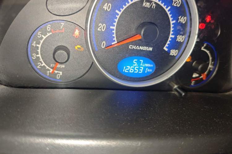 Used CHANGAN Benni mini 2012 1.0L Manual Family Edition China IV Standard Odometer Close Up