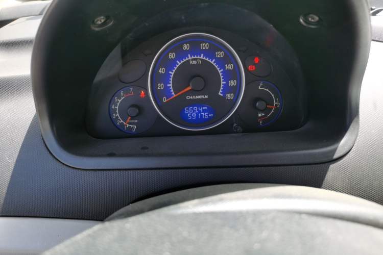 Used CHANGAN Benni mini 2012 1.0L Manual Fashion Edition China V Standard Odometer Close Up