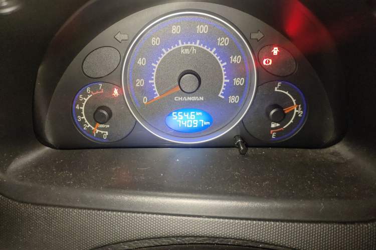 Used CHANGAN Benni mini 2012 1.0L Manual Fashion Edition China V Standard Odometer Close Up