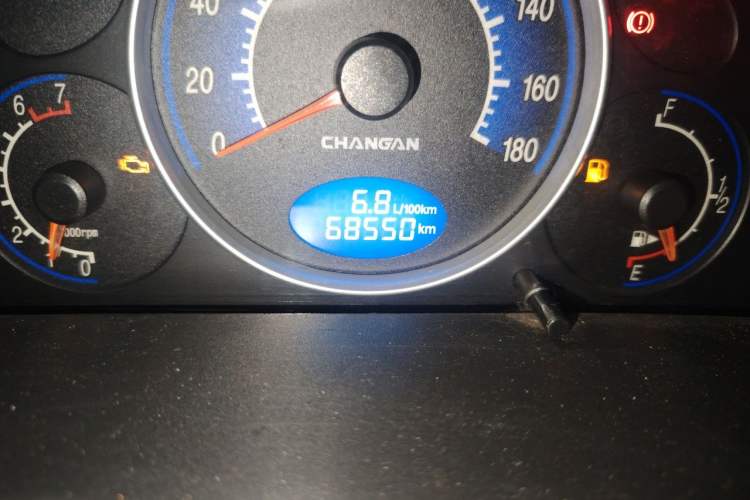 Used CHANGAN Benni mini 2012 1.0L Manual Fashion Edition China IV Standard Odometer Close Up