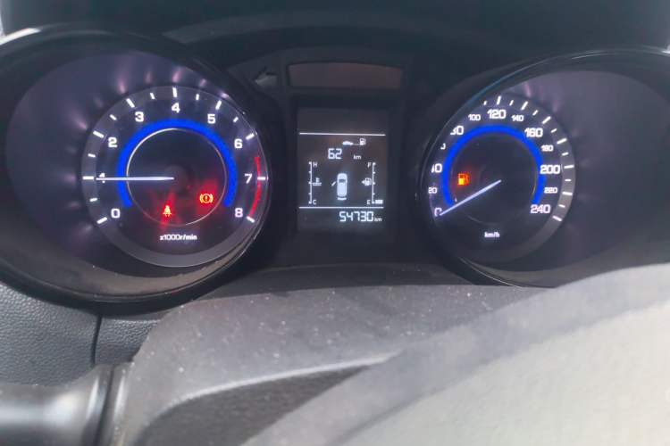 Used CHANGAN CS15 2016 1.5L Manual Fashion Edition Odometer Close Up
