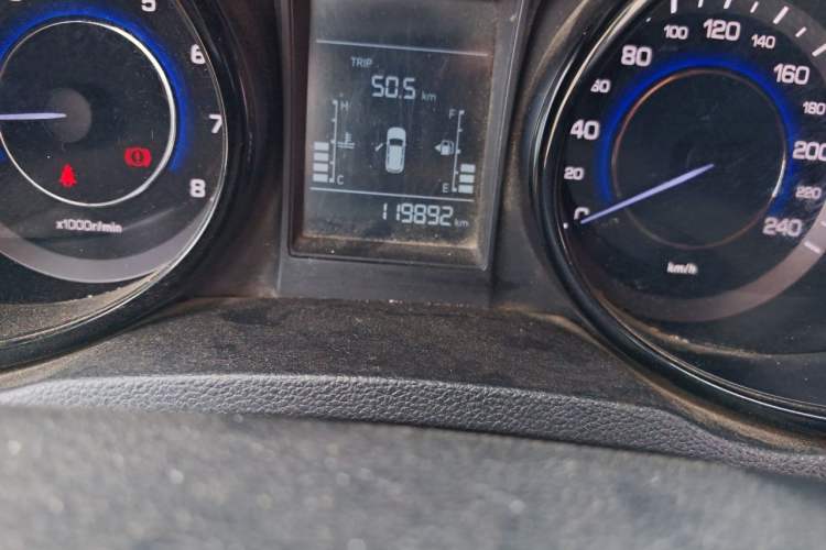 Used CHANGAN CS15 2016 1.5L Manual Fashion Edition Odometer Close Up