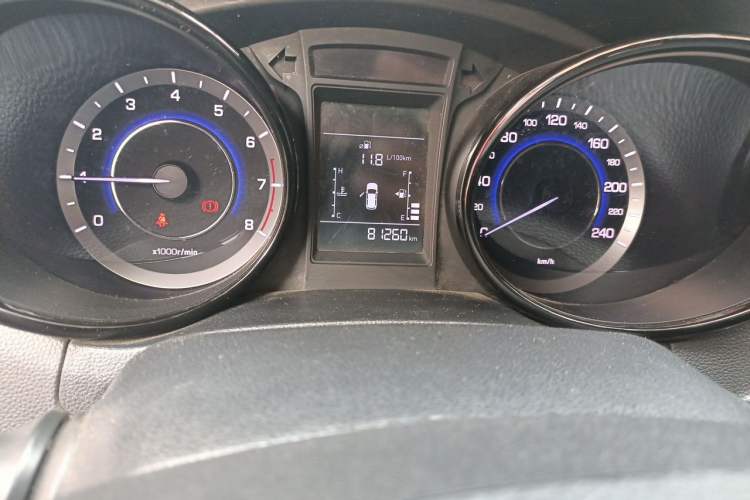 Used CHANGAN CS15 2016 1.5L Manual Fashion Edition Odometer Close Up