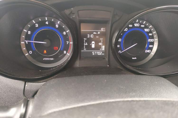 Used CHANGAN CS15 2016 1.5L Manual Luxury Edition Odometer Close Up