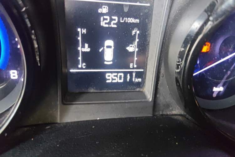 Used CHANGAN CS15 2016 1.5L Automatic Fashion Edition Odometer Close Up