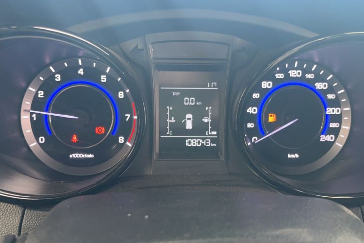 Used CHANGAN CS15 2016 1.5L Manual Luxury Edition Odometer Close Up