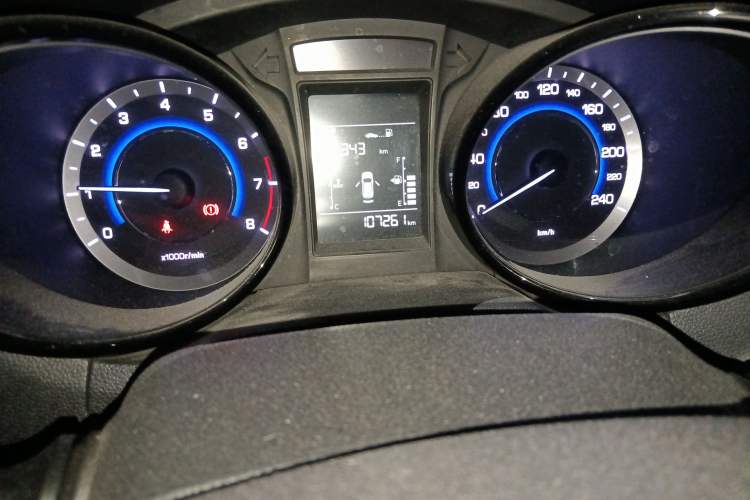 Used CHANGAN CS15 2016 1.5L Manual Fashion Edition Odometer Close Up