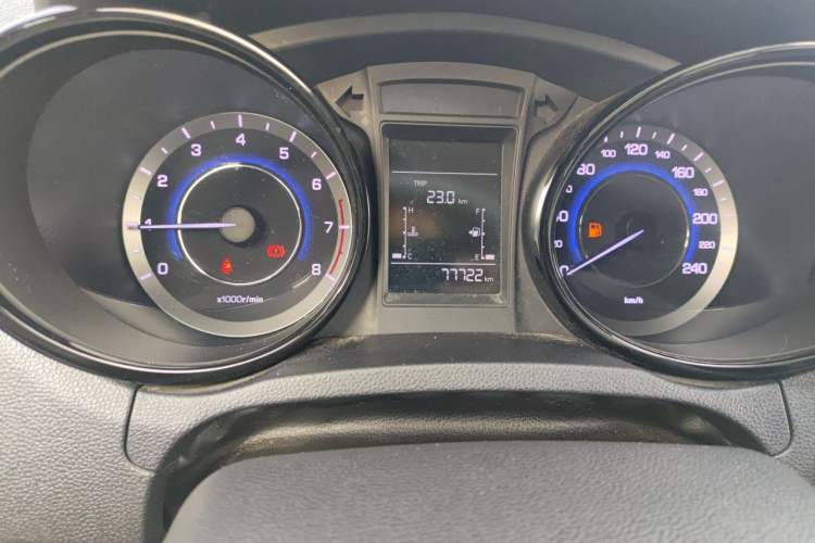 Used CHANGAN CS15 2016 1.5L Manual Fashion Edition Odometer Close Up