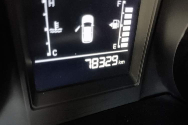 Used CHANGAN CS15 2016 1.5L Automatic Fashion Edition Odometer Close Up