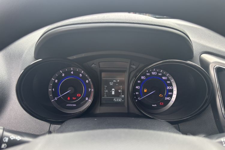Used CHANGAN CS15 2016 1.5L Manual Fashion Edition Odometer Close Up