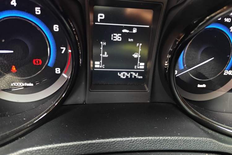 Used CHANGAN CS15 2016 1.5L Automatic Fashion Edition Odometer Close Up