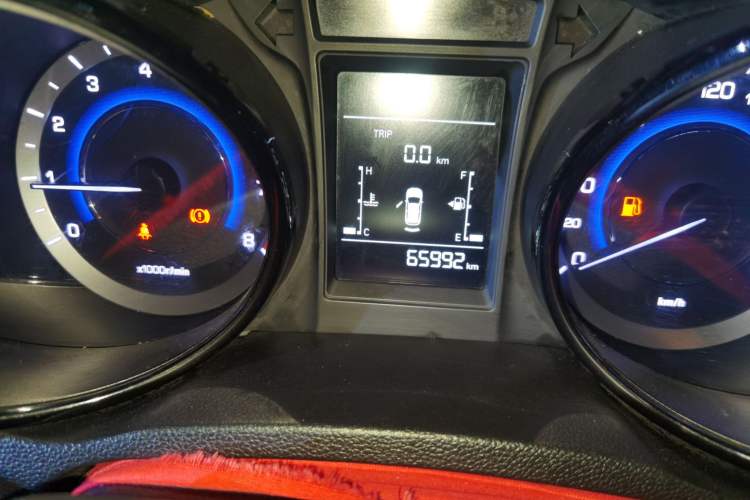 Used CHANGAN CS15 2016 1.5L Manual Fashion Edition Odometer Close Up