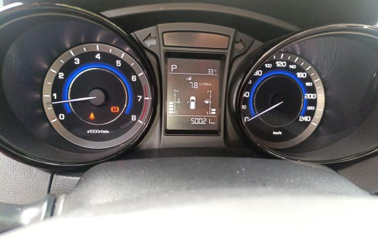 Used CHANGAN CS15 2016 1.5L Automatic Luxury Edition Odometer Close Up