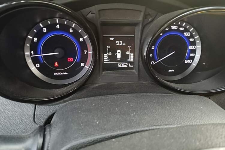 Used CHANGAN CS15 2016 1.5L Manual Fashion Edition Odometer Close Up