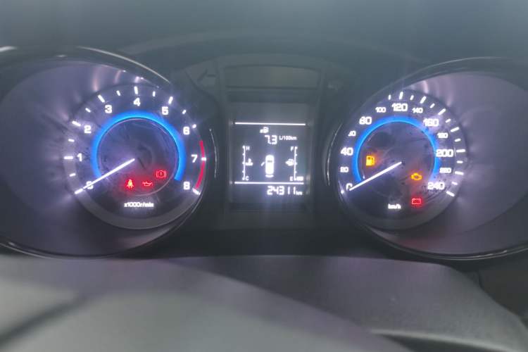 Used CHANGAN CS15 2016 1.5L Manual Fashion Edition Odometer Close Up