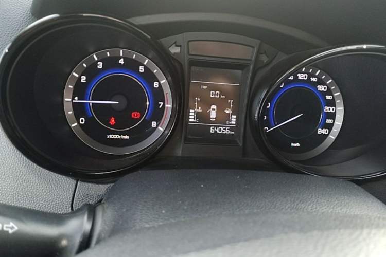 Used CHANGAN CS15 2016 1.5L Manual Fashion Edition Odometer Close Up