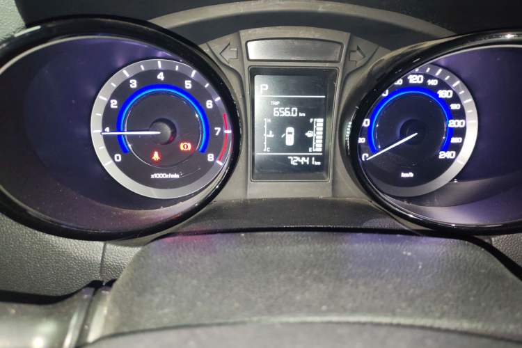 Used CHANGAN CS15 2016 1.5L Automatic Fashion Edition Odometer Close Up