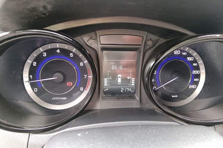 Used CHANGAN CS15 2016 1.5L Manual Fashion Edition Odometer Close Up