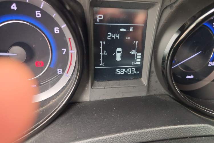 Used CHANGAN CS15 2016 1.5L Automatic Fashion Edition Odometer Close Up