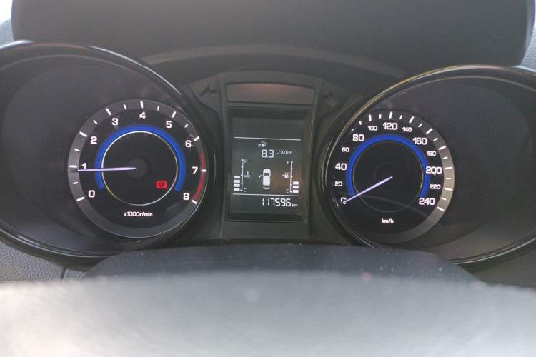 Used CHANGAN CS15 2016 1.5L Manual Fashion Edition Odometer Close Up