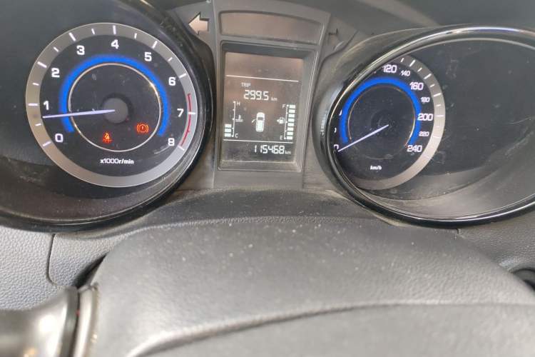 Used CHANGAN CS15 2016 1.5L Manual Fashion Edition Odometer Close Up