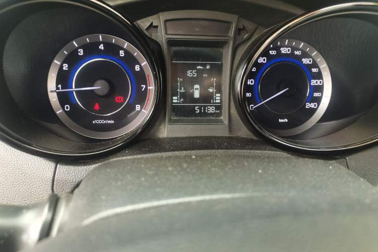 Used CHANGAN CS15 2016 1.5L Manual Luxury Edition Odometer Close Up