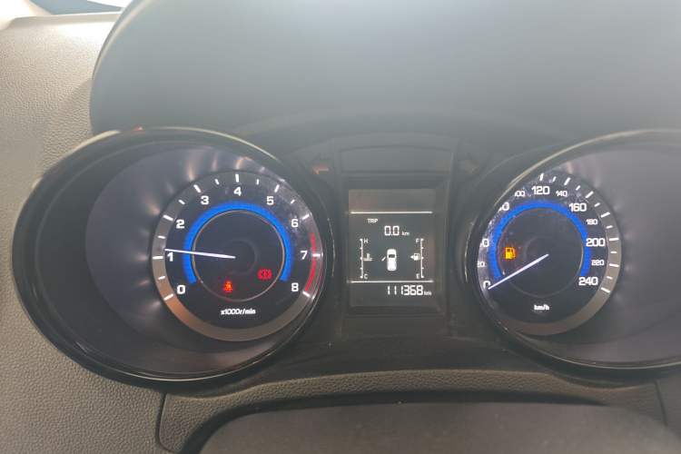 Used CHANGAN CS15 2016 1.5L Manual Fashion Edition Odometer Close Up