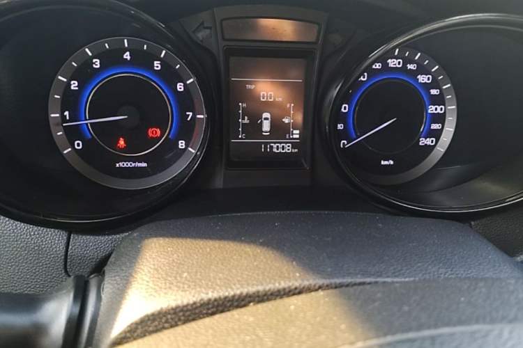 Used CHANGAN CS15 2016 1.5L Manual Fashion Edition Odometer Close Up