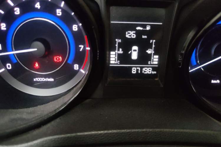 Used CHANGAN CS15 2016 1.5L Manual Comfort Edition Odometer Close Up