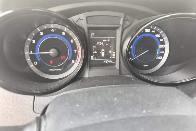 Used CHANGAN CS15 2016 1.5L Automatic Fashion Edition Odometer Close Up