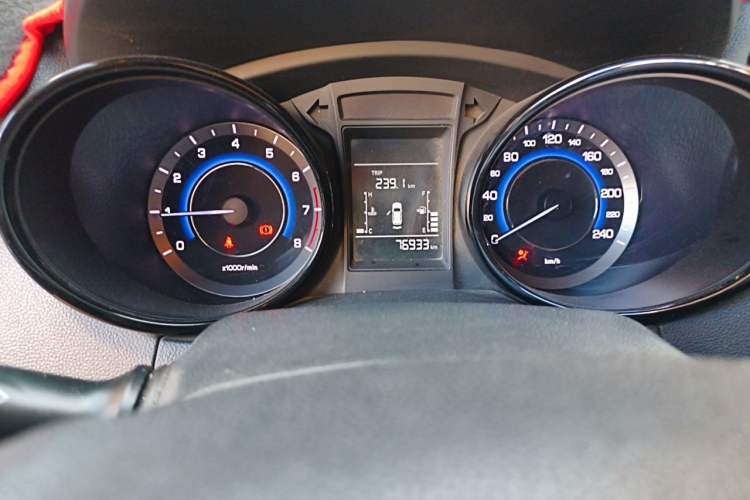 Used CHANGAN CS15 2016 1.5L Manual Fashion Edition Odometer Close Up