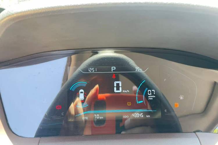 Used CHANGAN CS15 2019 1.5L Automatic Entry Model China VI Standard Odometer Close Up