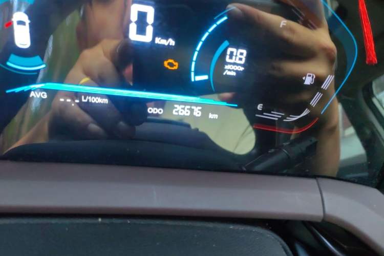 Used CHANGAN CS15 2019 1.5L Automatic Enjoyment Model China VI Standard Odometer Close Up