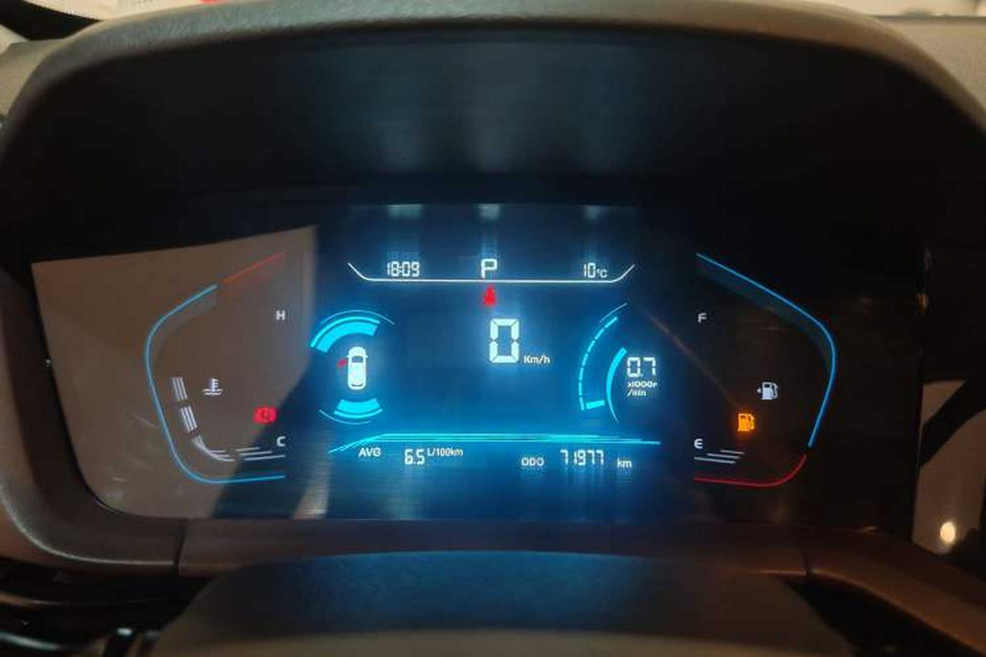 Used CHANGAN CS15 2019 1.5L Automatic Entry Model China VI Standard Odometer Close Up