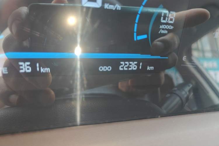 Used CHANGAN CS15 2019 1.5L Manual Comfort Model China VI Standard Odometer Close Up