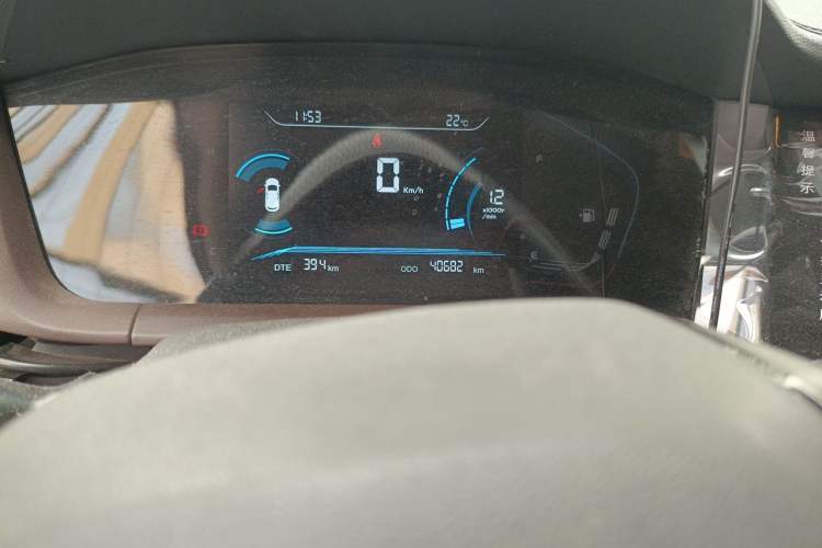 Used CHANGAN CS15 2019 1.5L Manual Entry-Level Version China VI Standard Odometer Close Up