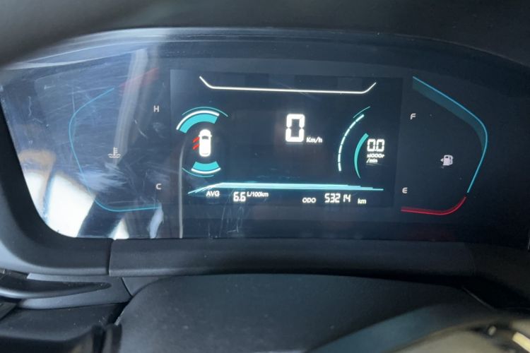 Used CHANGAN CS15 2019 1.5L Manual Comfort Model China VI Standard Odometer Close Up