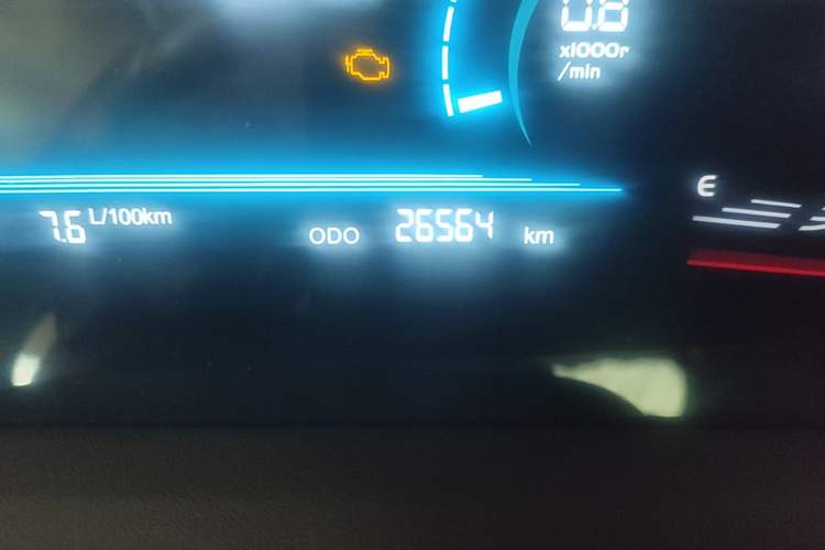 Used CHANGAN CS15 2019 1.5L Automatic Enjoyment Model China V Standard Odometer Close Up