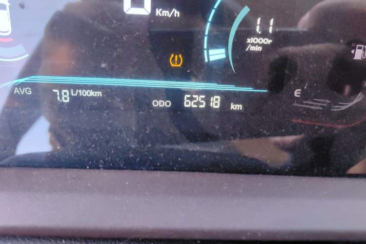 Used CHANGAN CS15 2019 1.5L Automatic Comfort Edition China VI Standard Odometer Close Up