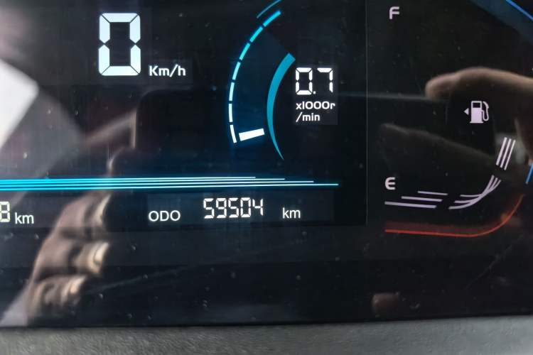 Used CHANGAN CS15 2021 1.5L Automatic Entry-Level Trim Odometer Close Up