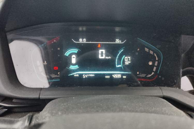 Used CHANGAN CS15 2021 1.5L Manual Entry-Level Trim Odometer Close Up